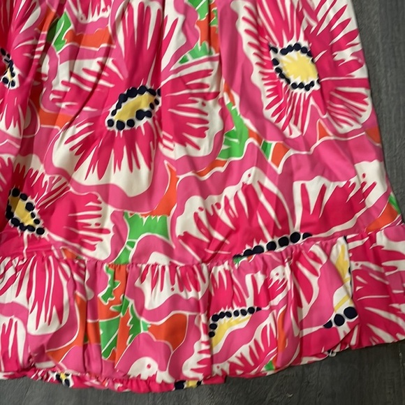 Lilly Pulitzer Silk Multi with a Splash Fayette skirt 4 - Picture 3 of 6